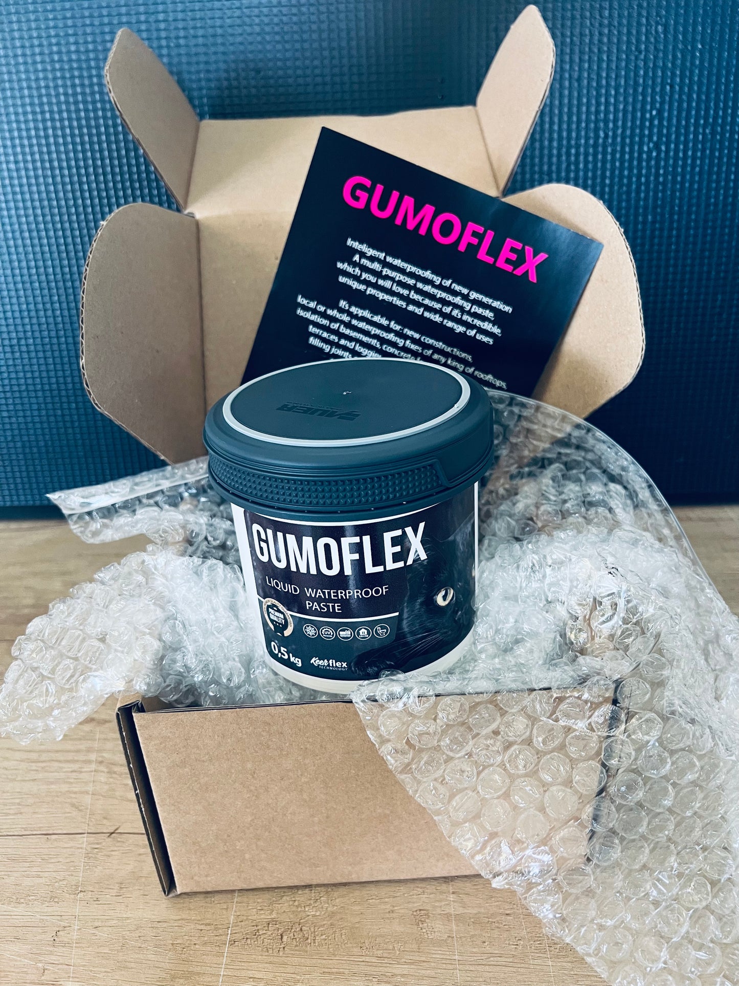 GUMOFLEX-Tesniaca Hydroizolačná Pasta 0,5kg
